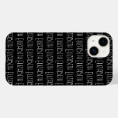 Coques Case-Mate iPhone Style Art Déco personnalisé Texte personnalisé (Verso (horizontal))