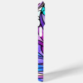 Coques Case-Mate iPhone Style Art Nouveau Vitrage Peacock Plumes (Verso / Droite)