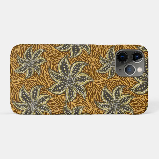 Coques Case-Mate iPhone Style Batik Floral Abstrait africain (Dos (Horizontal))