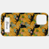 Coques Case-Mate iPhone Stylé Black Panther Jaguar Maximaliste Personnalis (Verso (horizontal))