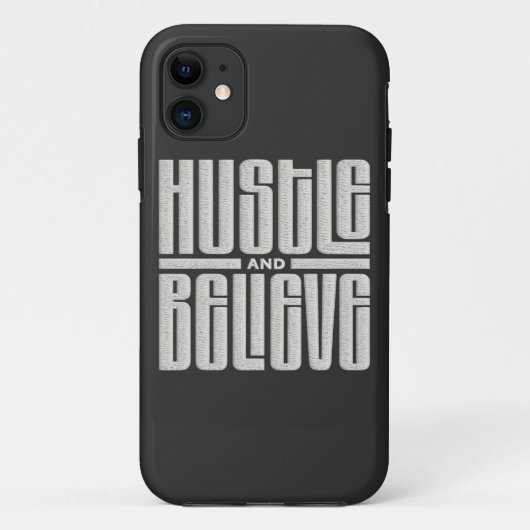 Coques Case-Mate iPhone Style brodé motivationnel, élégant et croyant (Dos)