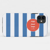 Coques Case-Mate iPhone Style Cabana bleu classique (Dos (Horizontal))
