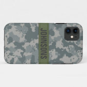 Coques Case-Mate iPhone Style Camo d'ACU personnalisé (Dos (Horizontal))