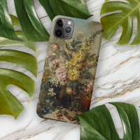 Style Chic Antique Floral Demi-Vie Peinture