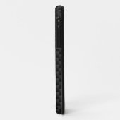 Coques Case-Mate iPhone Style Chrome Noir Sensibilisation au ruban Carbone (Dos/Gauche)