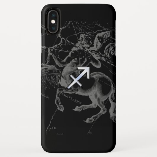 Coques Case-Mate iPhone Style Chrome Sagittarius Zodiac Connexion Hevelius (Dos)