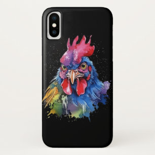 Case-Mate iPhone Case Style d'aquarelle de poulet du coq du pays