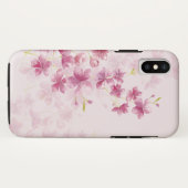 Coques Case-Mate iPhone Style d'aquarelle florale de fleurs de cerisier de (Dos (Horizontal))