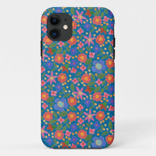 Case-Mate iPhone Case Style d'art populaire Floral, Blue iPhone 5 Xtreme