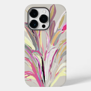 Coque Pour iPhone 14 Pro Style d'art vectoriel Plante tropical Abstrait