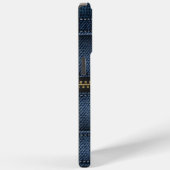 Coques Case-Mate iPhone Style de jeans en denim avec coutures et fermeture (Verso / Droite)