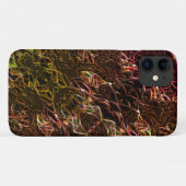 Coques Case-Mate iPhone Style de miroir de néon marron clair avec des lign (Dos (Horizontal))