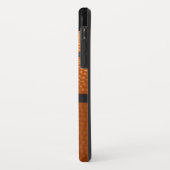 Coques Case-Mate iPhone Style de monogramme du basket-ball des hommes (Dos/Gauche)