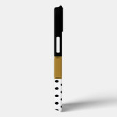 Coques Case-Mate iPhone Style de monogramme élégant (Verso / Droite)