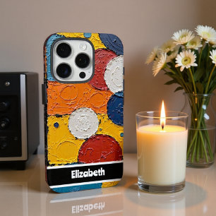 Coques iPhone 16 Pro Style de peinture à l'huile d'Impasto