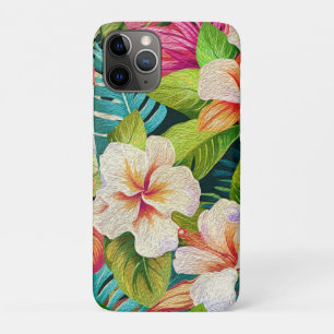 Case-Mate iPhone Case Style de peinture à l'huile florale tropicale