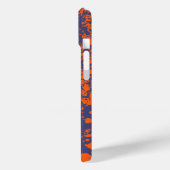 Coques Case-Mate iPhone style de surf bleu orange (Verso / Gauche)