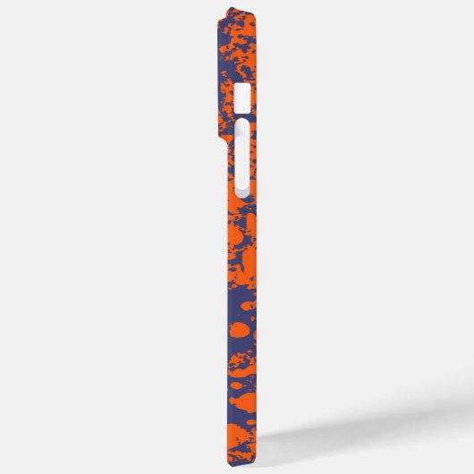 Coques Case-Mate iPhone style de surf bleu orange (Verso / Gauche)