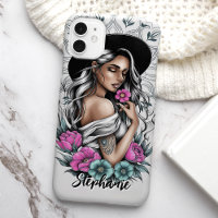 Style de tatouage Femme Boho avec Fleurs Néon Pers