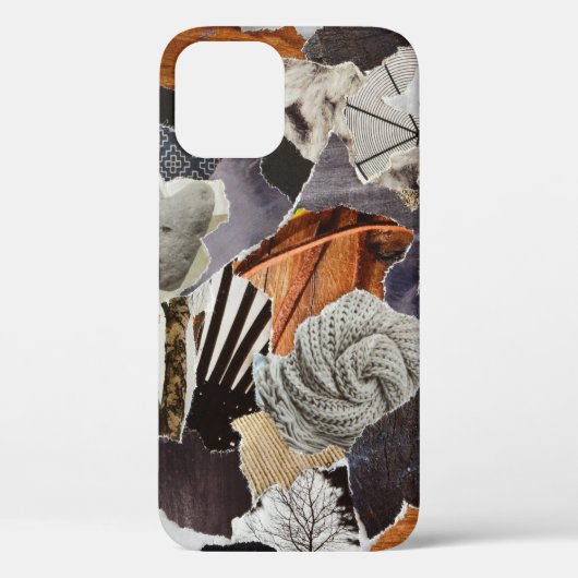 Coques Case-Mate iPhone style de vie Couleur de l'atmosphère gris, marron, (Verso)