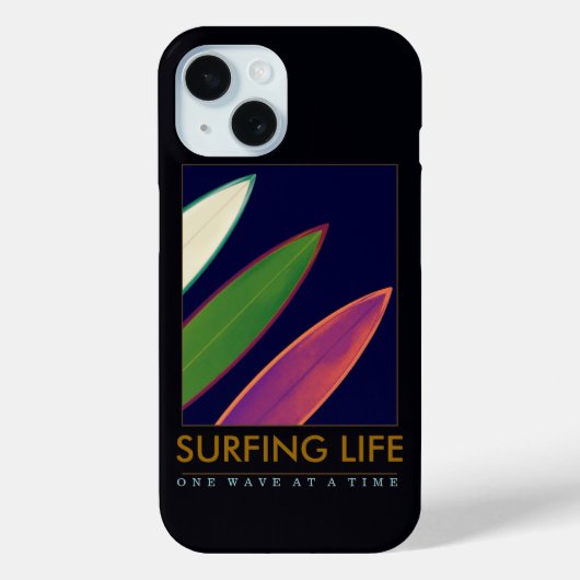 Coques Case-Mate iPhone Style de vie du surf (Verso)