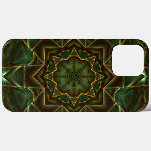 Case-Mate iPhone Case Style d'engrenage bleu kaléidoscope brunâtre bross