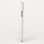 Coques Case-Mate iPhone Style élégant Bloc de couleur avec votre nom (Dos/Droite)