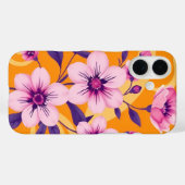 Coques Case-Mate iPhone Style Floral Dopamine Été Vibrant (Verso (horizontal))