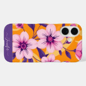 Coques Case-Mate iPhone Style Floral Dopamine Été Vibrant (Verso (horizontal))