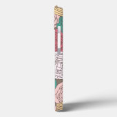 Coques Case-Mate iPhone Style floral élégant. Fleur brillant (Verso / Gauche)