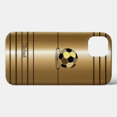 Coques Case-Mate iPhone Style football or (Verso (horizontal))