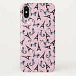 Etui iPhone Case-Mate Style Français Chat Habillé Avec Motif Tour Eiffel<br><div class="desc">Chat à la française avec béret et grenouille rayée avec la Tour Eiffel. | © et ® Bigstock® - Tous droits réservés.</div>