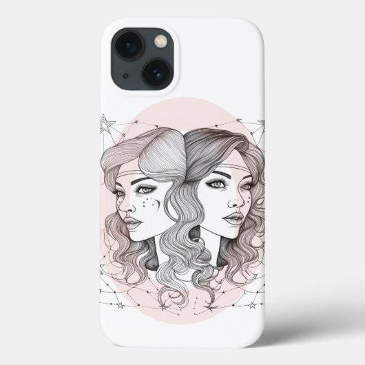Coques Case-Mate iPhone Style Gémeaux élégant (Verso)