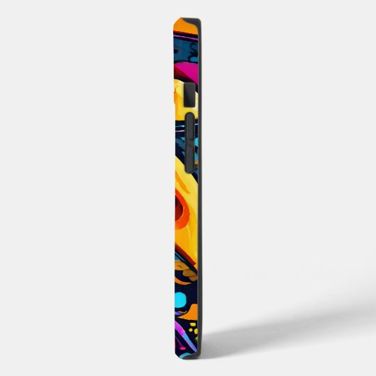 Coques Case-Mate iPhone Style Graffiti Art Abstrait (Verso / Gauche)