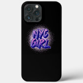 Coques Case-Mate iPhone Style Graffiti pour fille NYC (Verso)