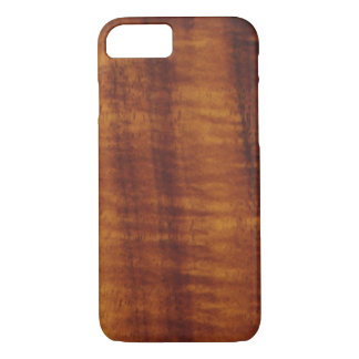 Coque iPhone 7 Style hawaïen bouclé en bois de Koa