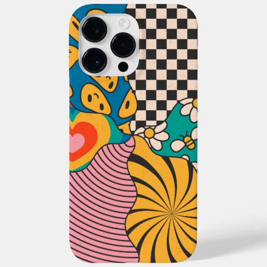 Coques Case-Mate iPhone Style hippy des années 70 (Verso)