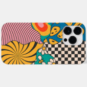 Coques Case-Mate iPhone Style hippy des années 70 (Verso (horizontal))