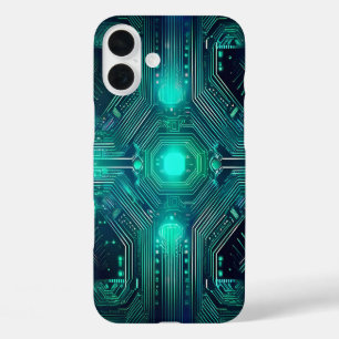 Coques iPhone 16 Plus Style inspiré de la technologie de carte de circui