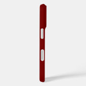 Coques Case-Mate iPhone Style moderne classique Customisé Nom rouge foncé (Verso / Droite)