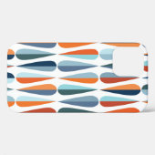 Coques Case-Mate iPhone Style moderne du milieu du siècle rétro sans coutu (Verso (horizontal))