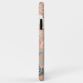 Coques Case-Mate iPhone Style moderne Eclectique Orange Grey Jaune (Dos/Droite)