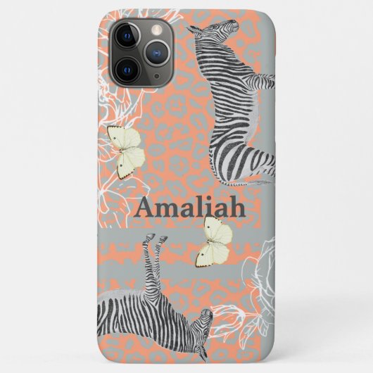 Coques Case-Mate iPhone Style moderne Eclectique Orange Grey Jaune (Dos)