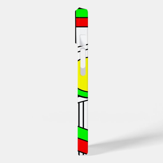 Coques Case-Mate iPhone Style moderne en verre de trait (Verso / Gauche)