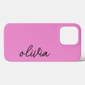 Coques Case-Mate iPhone Style moderne moderne simple violet orchidée style (Verso (horizontal))