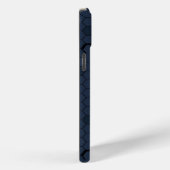 Coques Case-Mate iPhone style moderne noir marine bleu or (Verso / Droite)