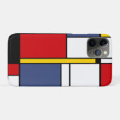 Coques Case-Mate iPhone Style Mondrian Design d'art Abstrait moderne (Dos (Horizontal))