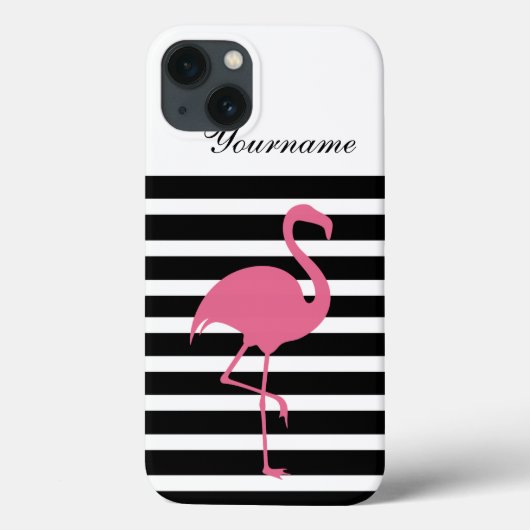 Coques Case-Mate iPhone Style Monogramme Flamingo (Verso)