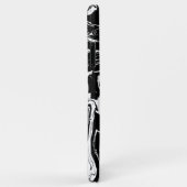 Coques Case-Mate iPhone Style noir et Marbre blanc (Dos/Droite)