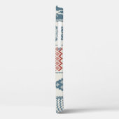 Coques Case-Mate iPhone Style Patchwork : Motif ornemental de Noël (Verso / Gauche)